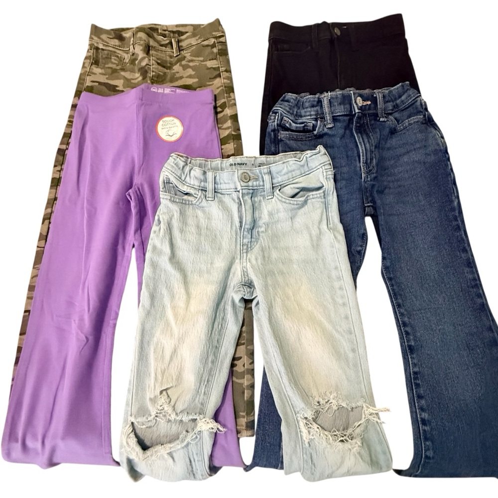 Old Navy Wonder Nation Girls Jeans and Pants Bundle Size 7-8